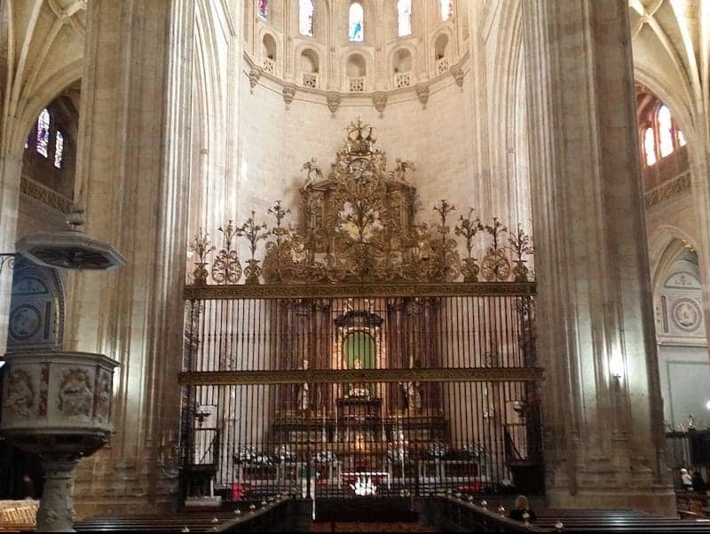 Visitar el interior de la Catedral de segovia
