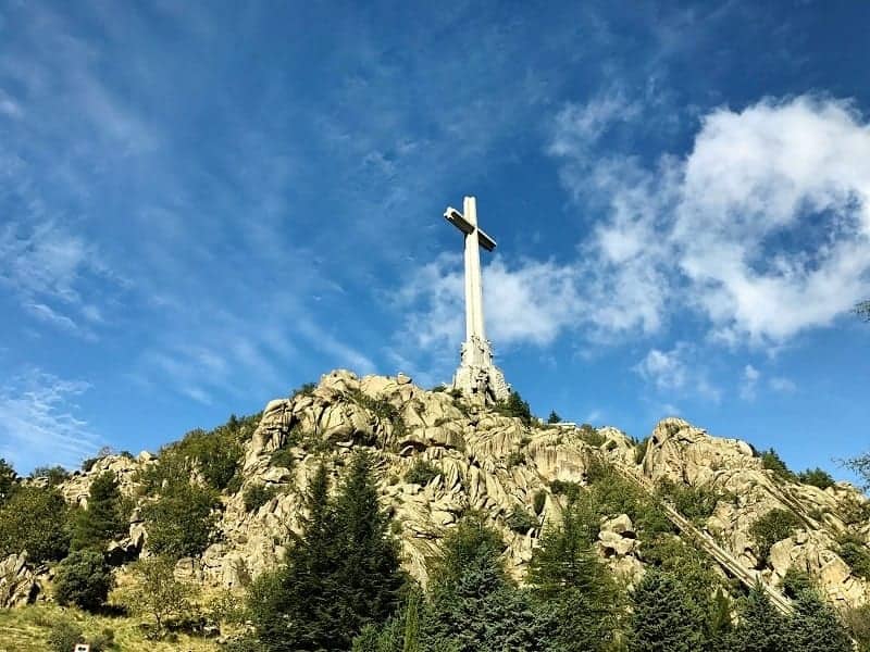 Valley of the Fallen from Madrid