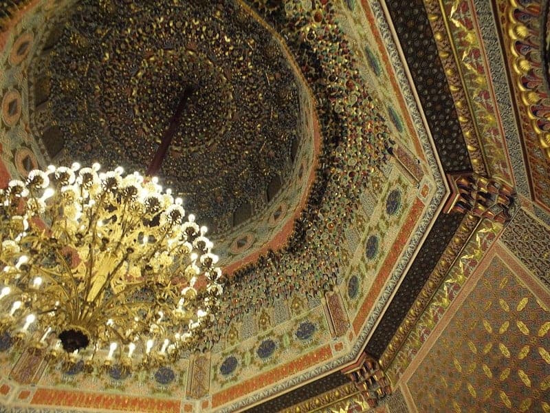 lamps decoration of the palace