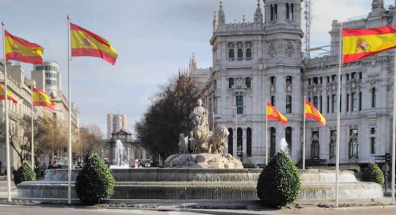 Cibeles fountain in Madrid