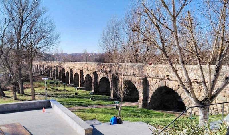 Roman bridge in Salamanca