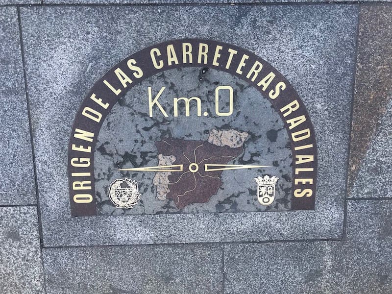 km 0 Puerta del Sol